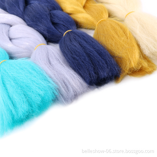 Hot sell synthetic pre stretch crochet braid synthetic hair